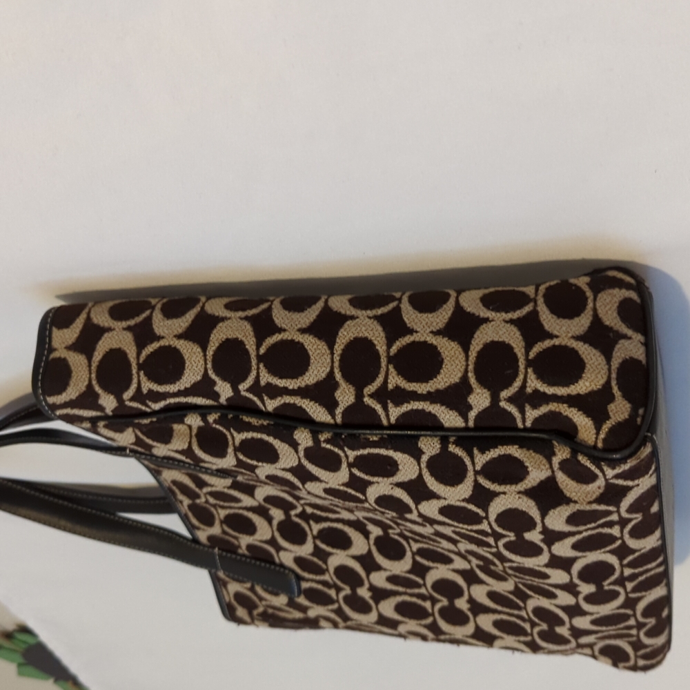 希少✨Vintage Coach Double Pocket Tote Bag Coach Vintage Tote Bag, Yellow and Lime Green | eBay